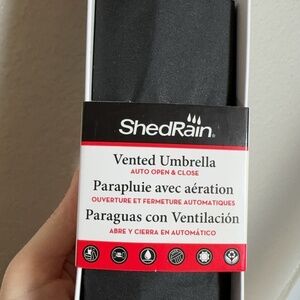 ShedRain Automatic Open/Close  Black Umbrella w/box